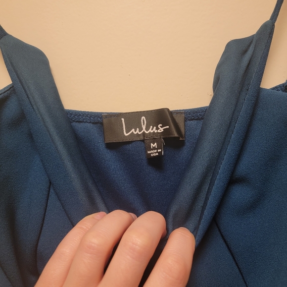 Lulu's Forever Your Girl Teal Blue Bodycon Dress - Picture 7 of 8